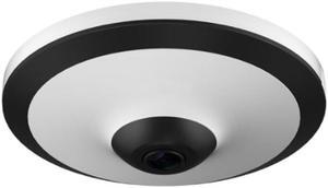 ENS HNC5I451-AS Diamond 5MP IR WDR 3D-DNR Outdoor Network H.265+ PoE Fisheye Camera with 1.4mm Lens, Metal/Plastic