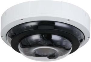 ENS  HNC7I7201-IRM2-Z-S2 Diamond 5MP IR WDR 3D-DNR Outdoor Network H.265+ PoE Dome Camera with 2.8mm Lens, Metal/Plastic