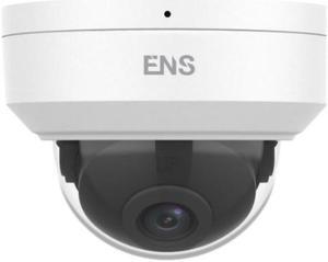 ENS EM-IPCP8D3-F28-LH-AI Emerald 8MP Smart IR WDR 3D-DNR Outdoor Network Ultra 265 PoE Dome Camera with 2.8mm Lens, Metal
