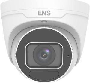 ENS EM-IPCP8T4-MZ-M-LH-AI Emerald 8MP Smart IR WDR 3D-DNR Outdoor Network Ultra 265 PoE Eyeball Camera with 2.8 up to 12mm, Automatic Focusing and Motorized Zoom Lens, Metal
