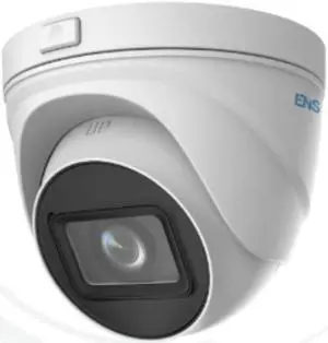 ENS  SIP34T3/MZ-C1 4MP IR WDR 3D-DNR Outrdoor Network H.265+ PoE Turret Camera with 2.8 up to 12mm Lens, Metal