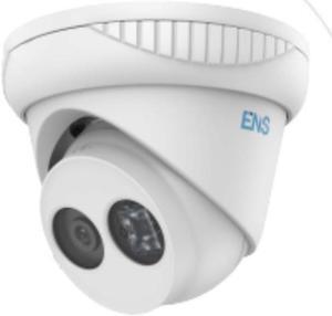 ENS  SIP44T3M/28-H 4MP IR WDR 3D-DNR Outdoor Network H.265+ PoE Turret Camera with 2.8mm Lens,