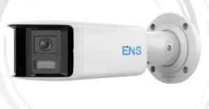 ENS  SIPSB6MASBR/28-U2 6MP IR WDR 3D-DNR Outdoor Network H.265+ PoE Bullet Camera with 2.8mm Lens, Metal