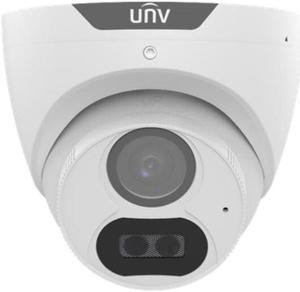 Uniview UAC-T128-ADF40MS 8MP 4K IR WDR 3D-DNR Outdoor TVI/AHD/CVI/CVBS PAL/NTSC Analog Turret Camera with 4.0mm Fixed Lens, Metal
