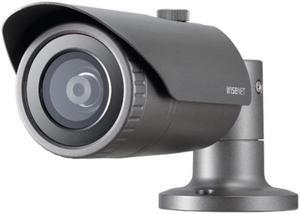 Hanwha Techwin QNO-8020R 5MP IR WDR Outdoor Network H.265 PoE Bullet Camera with 2.8 up to 4mm Lens, Aluminium