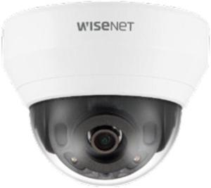 Hanwha Techwin QND-7032R 4MP IR WDR Outdoor Network H.265 PoE Dome Camera with 6mm Lens, Plastic