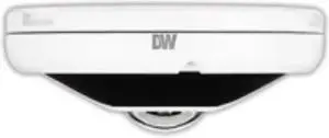 DIGITAL WATCHDOG DWC-PVF5M1TIRWC5 5MP AI IR WDR 3D-DNR Outdoor Network H.265 PoE Fisheye Camera with 1.55mm Lens, Aluminium