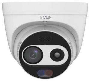 InVid Tech VIS-P4TXIR26TH21NH 4 Megapixel IP Plug & Play, Outdoor Thermal Turret Camera with 2.6mm Lens
