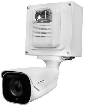 Speco Technologies DD1 Digital Deterrent Alert Box with 4MP Indoor Network Bullet Camera & Built-In Strobe Light