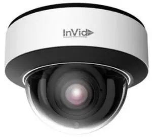 InVid Tech PAR-P4DRIRA2812-AI 4 Megapixel IP Plug & Play Outdoor IR Dome Camera with 2.8-12mm Lens