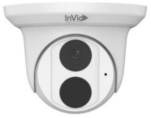 InVid Tech VIS-P5TXIR4NH 5 Megapixel IP Plug & Play Outdoor IR Turret Camera with 4mm Lens