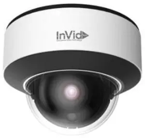 InVid Tech PAR-P4DRIR36-AI 4 Megapixel IP Plug & Play Outdoor IR Dome Camera with 3.6mm Lens