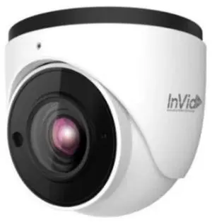 InVid Tech PAR-P5TXIRA2812-LC 5 Megapixel Outdoor Network Plug and Play IR Turret Camera, 2.8-12mm Lens