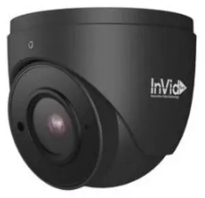 InVid Tech PAR-P8TXIR28BF 8 Megapixel IP Plug & Play Outdoor Network IR Turret Camera, 2.8mm Lens, Black