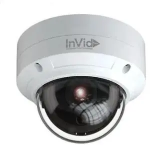 InVid Tech PAR-P8DRIR28F 8 Megapixel IP Plug & Play Outdoor Network IR Dome Camera, 3.6mm Lens