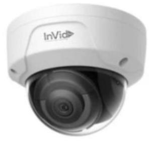 InVid Tech ULT-P6DRIR28N 6 Megapixel Day/Night Outdoor IR Mini Rugged Dome Camera, 2.8mm Lens
