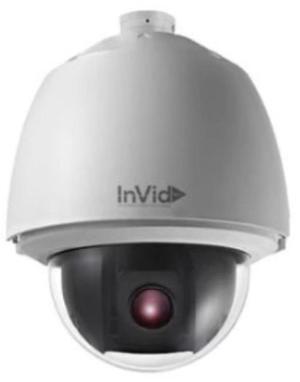 InVid Tech ULT-P2PTZ25T 2 Megapixel Day/Night Outdoor IP PTZ Camera with Tinted Dome Cover, 25x Lens