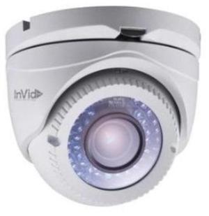 InVid Tech ULT-C2TXIRM2812N 2 Megapixel TVI Outdoor Turret Camera, 2.8-12mm Lens