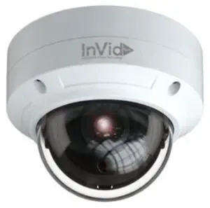InVid Tech PAR-P5DRIR28F 5 Megapixel Network IP Outdoor Dome Camera, Facial Recognition, 2.8mm Lens