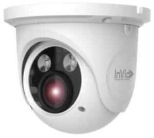 InVid Tech PAR-P5TXIRA3312F 5 Megapixel Network IP Plug & Play Outdoor IR Dome Camera, Facial Recognition, 3.3-12mm Lens