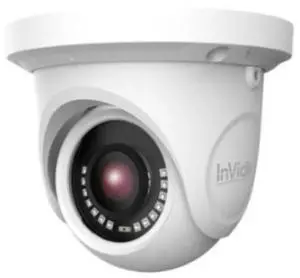 InVid Tech PAR-P5TXIR36F 5 Megapixel Network IP Plug & Play Outdoor IR Dome Camera, Facial Recognition, 3.6mm Lens