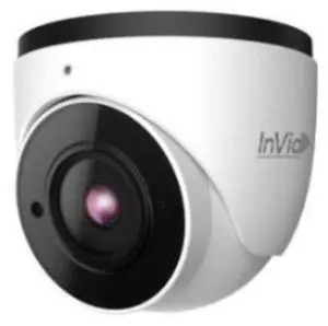 InVid Tech PAR-P5TXIR28N 5 Megapixel Network IP Plug & Play Outdoor IR Dome Camera, Facial Recognition, 2.8mm Lens
