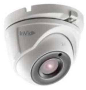 InVid Tech ULT-C2TIR28 2MP HD-TVI Dome Camera, 2.8mm, Indoor/Outdoor, Day/Night