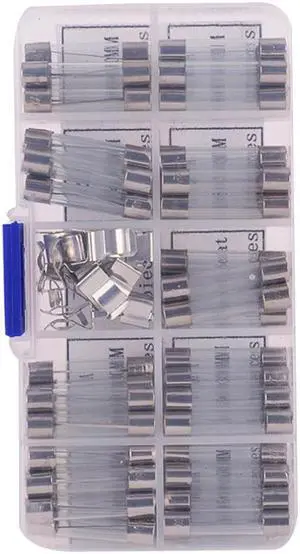 Yingshan 72pc 6*30mm Fast Quick Blow Glass Tube Fuse Car Electrical Assorted Kit 0.5A-30A Yingshan 72pc 6*30mm Fast Quick Blow Glass Tube Fuse Car Electrical Assorted Kit 0.5A-30A