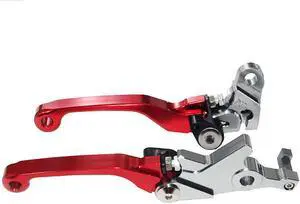 Acaigel 1 Pair Red Pivot Clutch Brake Lever For Honda CRF250L CRF300L 2012-2021