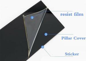 6PCS Door Trim Pillar Posts Gloss Piano Black Cover For Chevrolet Malibu 201621