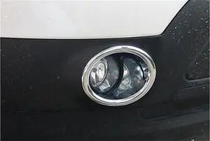 Paiying ABS Plastic Chrome Front Fog Light Lamp Cover Trimx2 For Ford Explorer 2011-2015