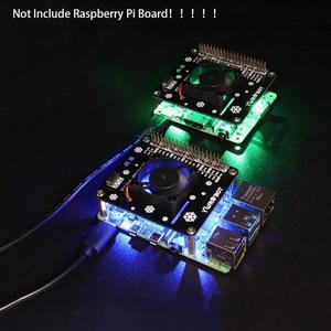 1 Pc Extension Board Heat Sink with Cooling Fan For Raspberry Pi 4B/3B+/3B Case