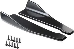 Paiying Pair 19 Inch Car Rear Bumper Wing Lip Side Skirts Panel Body Kit Black Paiying Pair 19 Inch Car Rear Bumper Wing Lip Side Skirts Panel Body Kit Black