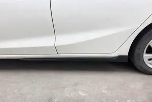 Paiying 42" Car Side Skirts Spoiler Body Winglet Glossy Carbon Fiber Color USA