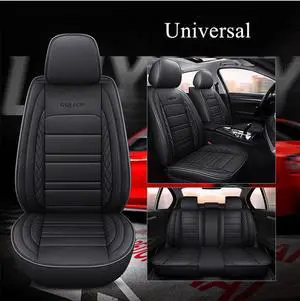 Acaigel Full Surrounded Front+Rear Car seat cushion 5-Seats fit all seasons PU Leather