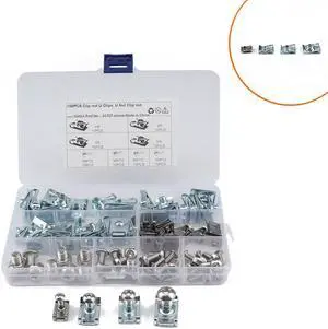 Acaigel 100x Mixed Auto Car Body Fender Panel Mounting U Clip Fastener Screw M4/5/6/8 US