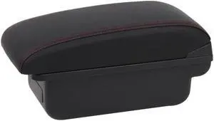 Paiying Single Layer Car SUV Central Console Box PU Leather Sliding Armrest USA Shipping Paiying Single Layer Car SUV Central Console Box PU Leather Sliding Armrest USA Shipping