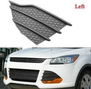 Acaigel Left Side Front Bumper Cover Grille Insert Black For 2013-2016 Ford Escape Sport