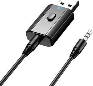 5.0 Bluetooth transmitter receiver two in one car home TV computer USB wireless audio adapter