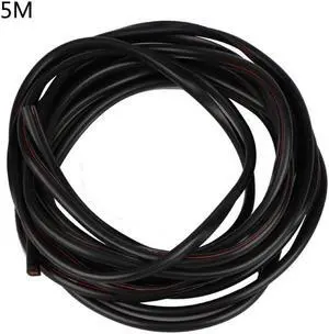 Acaigel 5 Meters U Shape Weatherstrip Car Door Edge Guard ing Trim Seal Strip Black