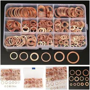 Acaigel 280x Engine Oil Drain Plug Copper Crush Washer Plug Seal Ring Gasket 12 Sizes US Acaigel 280x Engine Oil Drain Plug Copper Crush Washer Plug Seal Ring Gasket 12 Sizes US