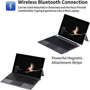 Wireless Bluetooth Keyboard Magnetic Type Cover Trackpad for Microsoft Surface Pro 7plus/7/6/5/4/3