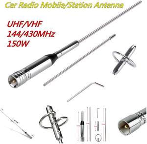 Metal NL770S Vehicle Radio Mobile Dual Band UHF/VHF 144/430MHz 150W Antenna Kit