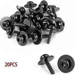Yingshan 50pcs Engine Splash Shield Screws Bolts U-nuts Kit for Ford C-Max Focus Mondeo