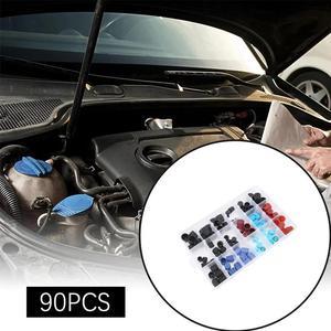 90Pcs Car Auto A/C R134a R12 High Low Side AC Valve Core Dust Caps Set