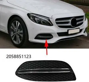 Paiying 2058851123 Left Fog Light Air Vent Grille Covers For Benz C Class W205 C200 C250