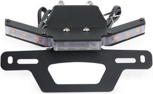 Furulu License Plate Holder with LED Turn Signal Light For KAWASAKI Z900 Z 900SE 2022-2023