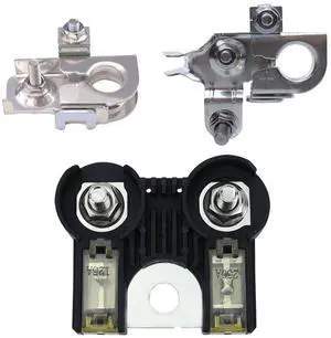 Yingshan 3Pcs Battery Fuse Positive/Negative Battery Terminals Kit Fit For Ford F-150