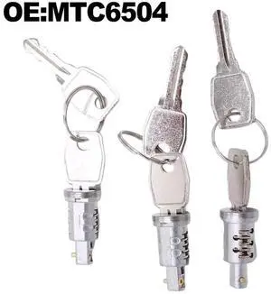 Paiying Door Lock Barrel Set + Keys MTC6504 For Land Rover Defender 90/110/130 1990-2002