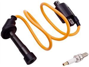 FYUU Ignition Coil & Spark Plug Fit For Suzuki Quadsport Z400 LTZ400 2003-2008